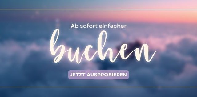 Neues Buchungssystem ab sofort verfügbar